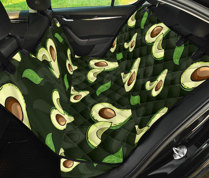 Avocado Pattern Print Design AC07 Rear Dog  Seat Cover