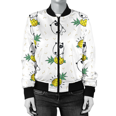 Bull Terriers Pattern Print Design 05 Women's Bomber Jacket