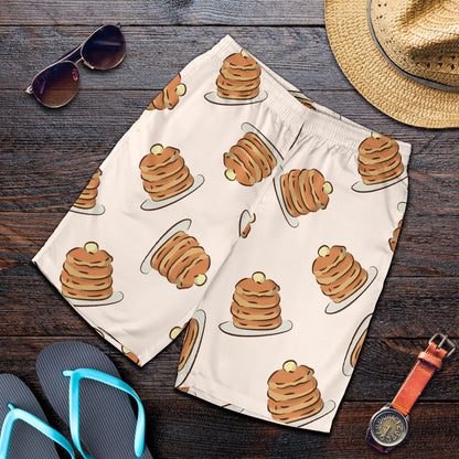 Pancake Pattern Print Design A01 Mens Shorts