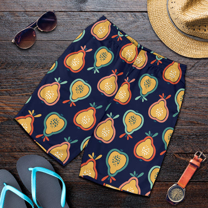 Pear Pattern Print Design PE03 Mens Shorts