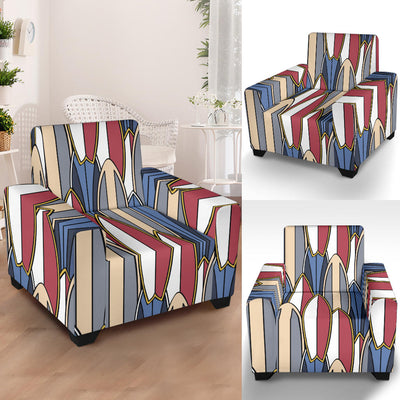 Surf board Pattern Armchair Slipcover