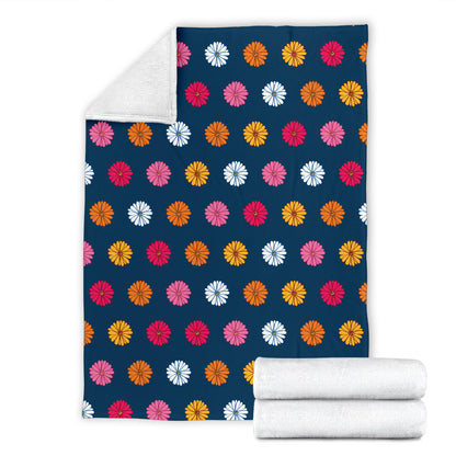 Gerberas Pattern Print Design GB06 Fleece Blanket