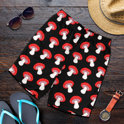 Mushroom Pattern Print Design A02 Mens Shorts
