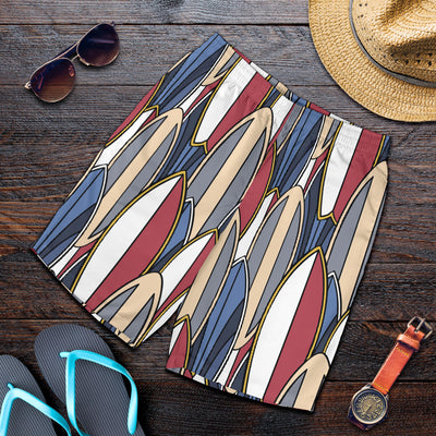 Surf board Pattern Mens Shorts