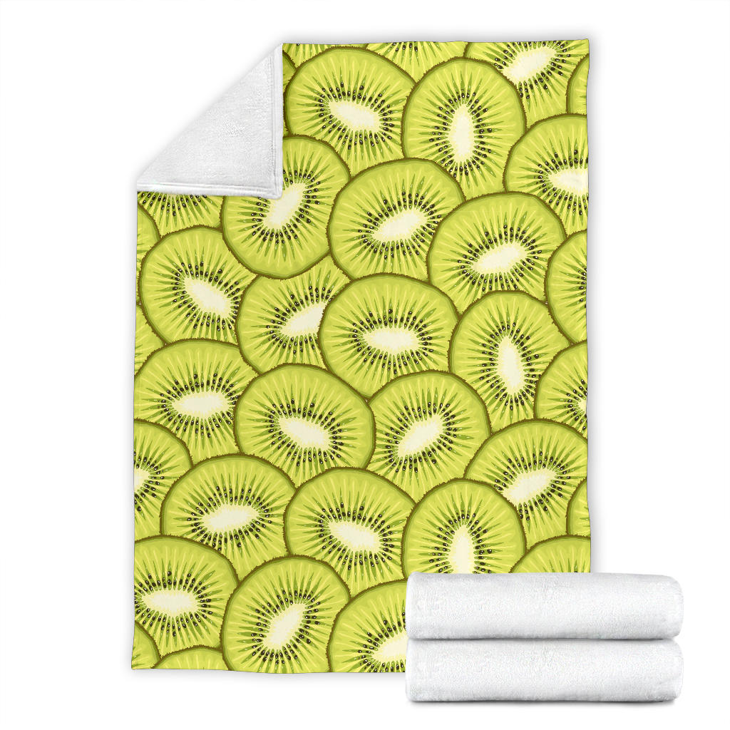 Kiwi Pattern Print Design KW07 Fleece Blanket