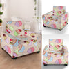 Cupcake Pattern Print Design CP06 Armchair Slipcover