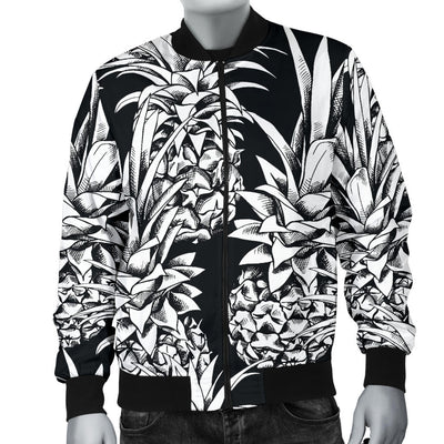 Pineapple Pattern Print Design PP08 Men Bomber Jacket