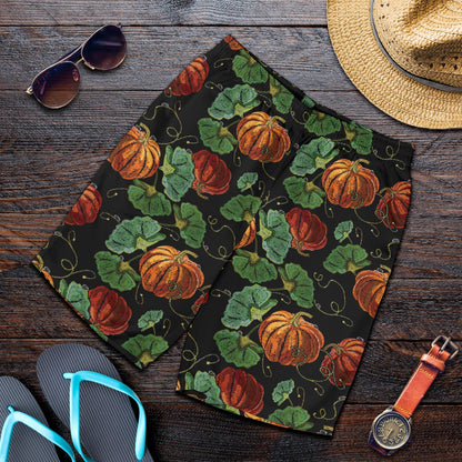 Pumpkin Pattern Print Design A02 Mens Shorts