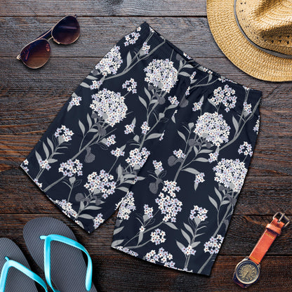 Hydrangea Pattern Print Design HD07 Mens Shorts