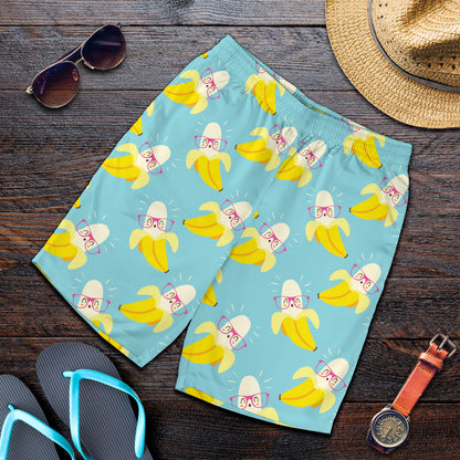 Banana Pattern Print Design BA07 Mens Shorts