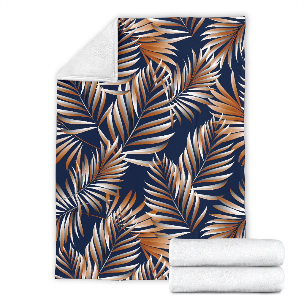 Tropical Flower Pattern Print Design TF07 Fleece Blanket