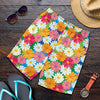 Daisy Pattern Print Design DS05 Mens Shorts