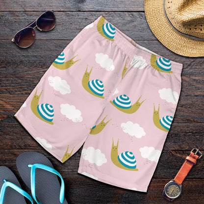 Snail Pattern Print Design 02 Mens Shorts
