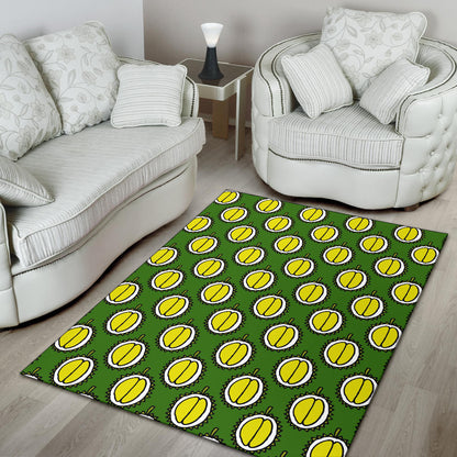 Durian Pattern Print Design DR01 Area Rugs