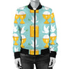 Christian Pattern Print Design 02 Women's Bomber Jacket