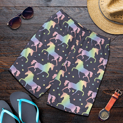 Rainbow Pattern Print Design A05 Mens Shorts