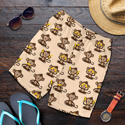 Monkey Pattern Print Design 03 Mens Shorts