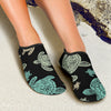 Sea Turtle Stamp Pattern Aqua Water Shoes