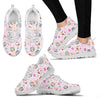 Cupcake Pattern Print Design CP03 Sneakers White Bottom Shoes