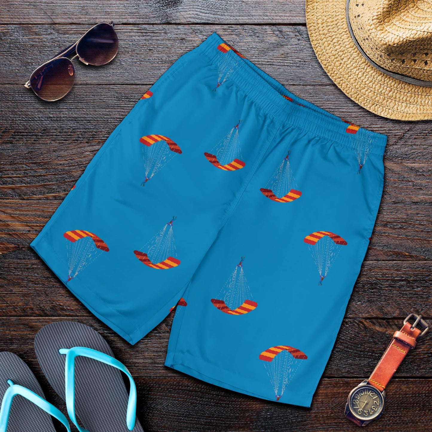 Paratrooper Pattern Print Design A01 Mens Shorts