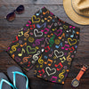 Music note Pattern Print Design A01 Mens Shorts