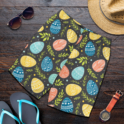Easter Eggs Pattern Print Design RB01 Mens Shorts