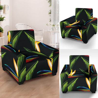 Bird Of Paradise Pattern Print Design BOP012 Armchair Slipcover