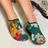 Amaryllis Pattern Print Design AL06 Aqua Water Shoes