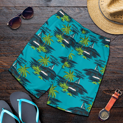 Pacific island Pattern Print Design A01 Mens Shorts