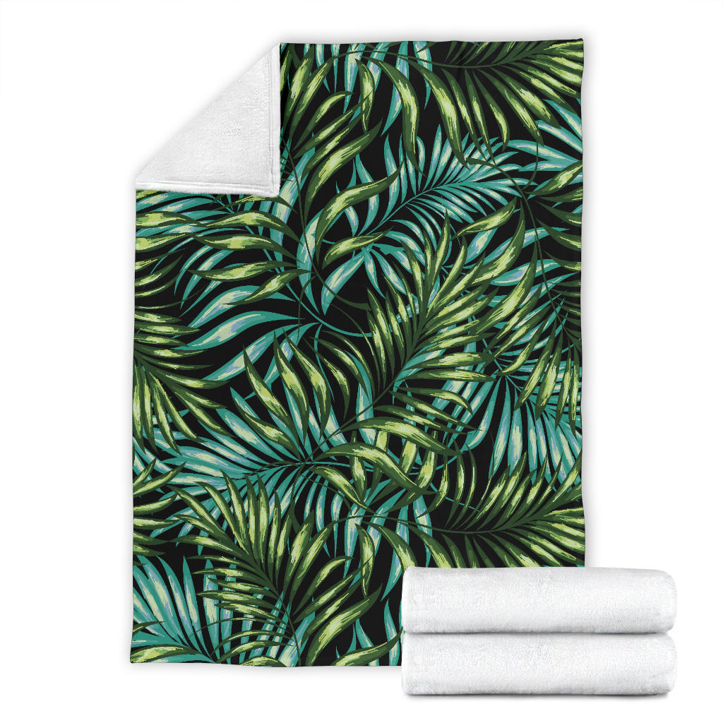 Tropical Flower Pattern Print Design TF08 Fleece Blanket