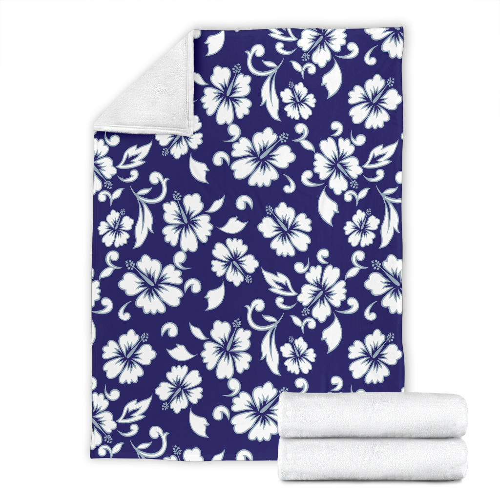 Hibiscus Pattern Print Design HB010 Fleece Blanket