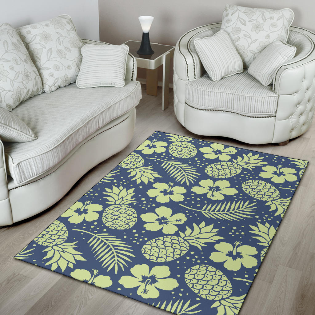 Pineapple Pattern Print Design PP07 Area Rugs