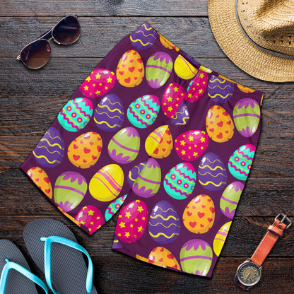 Easter Eggs Pattern Print Design RB04 Mens Shorts