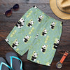 Panda Pattern Print Design A03 Mens Shorts