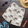 Sea Turtle Pattern Print Design T07 Mens Shorts