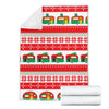 Camper Camping Ugly Christmas Design Print Fleece Blanket