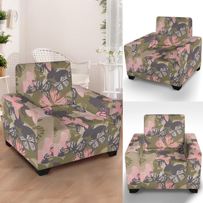 Butterfly camouflage Armchair Slipcover
