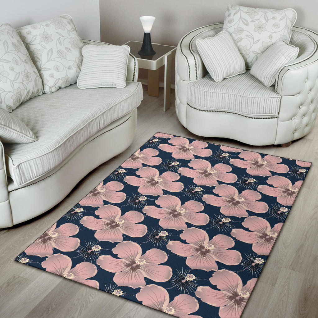 Plumeria Pattern Print Design PM018 Area Rugs