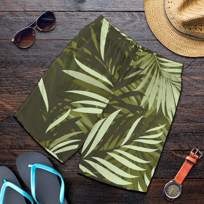 Palm Leaves Pattern Print Design PL05 Mens Shorts