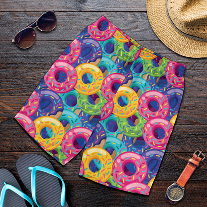 Donut Pattern Print Design DN010 Mens Shorts