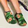 Hibiscus Pattern Print Design HB05 Aqua Water Shoes