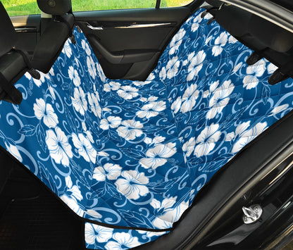 Hibiscus Pattern Print Design HB03 Rear Dog  Seat Cover