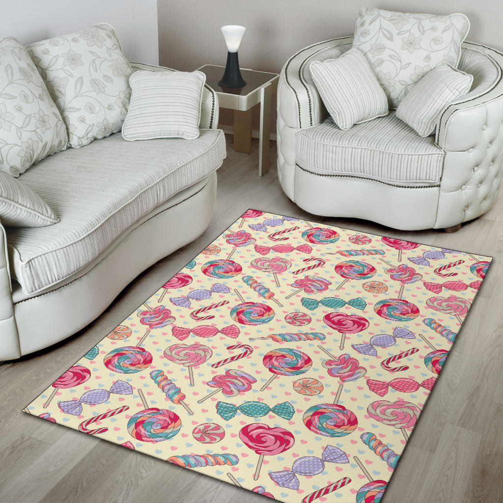 Candy Pattern Print Design CA04 Area Rugs