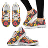 Hibiscus Pattern Print Design HB024 Sneakers White Bottom Shoes