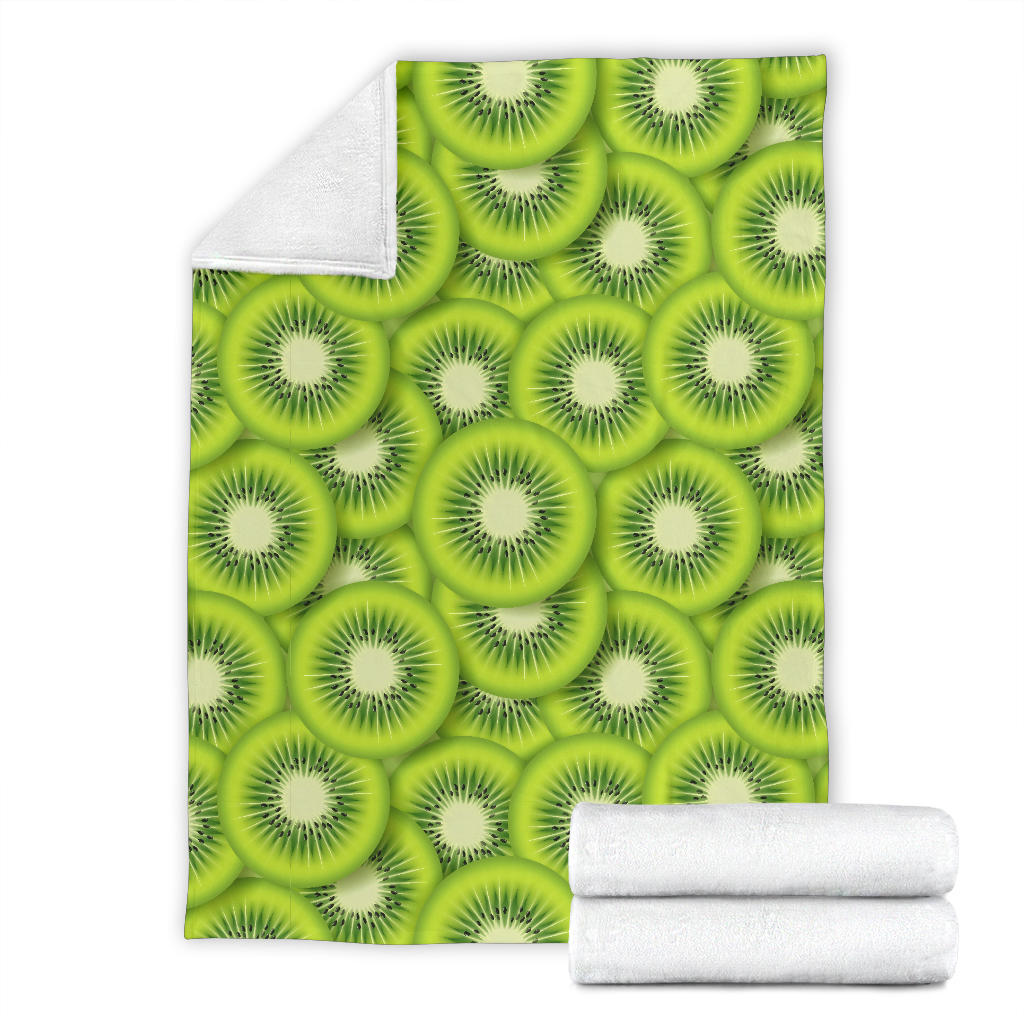 Kiwi Pattern Print Design KW01 Fleece Blanket