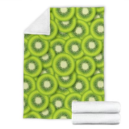 Kiwi Pattern Print Design KW01 Fleece Blanket