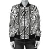 Buddha Pattern Print Design 05 Women's Bomber Jacket