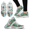 Bird Of Paradise Pattern Print Design BOP01 Sneakers White Bottom Shoes