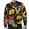 Bird Of Paradise Pattern Print Design BOP016 Men Bomber Jacket