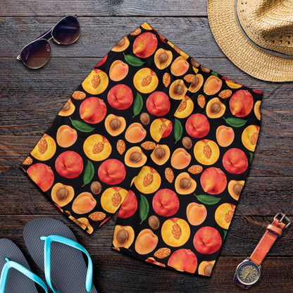 Peach Pattern Print Design A02 Mens Shorts